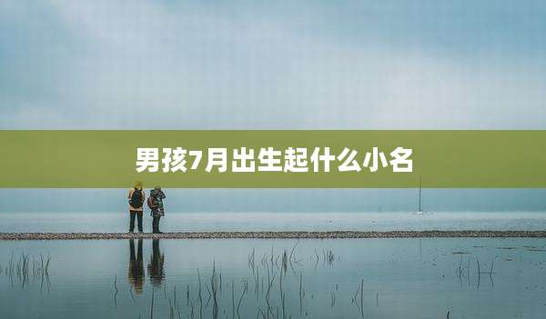 男孩7月出生起什么小名