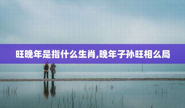 旺晚年是指什么生肖,晚年子孙旺相么局