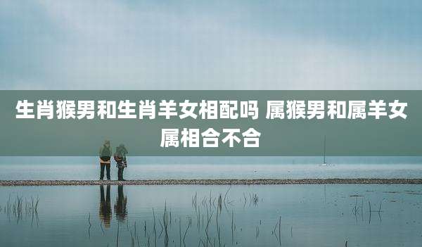 生肖猴男和生肖羊女相配吗 属猴男和属羊女属相合不合