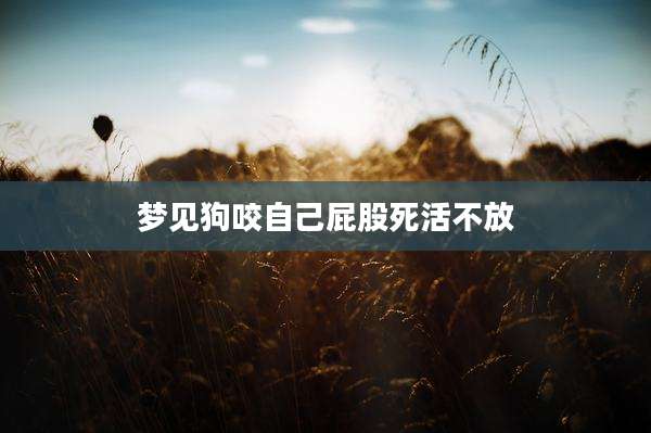 梦见狗咬自己屁股死活不放