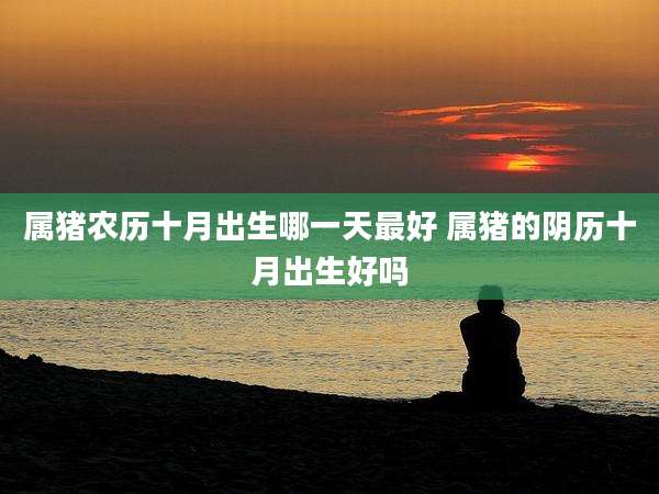 属猪农历十月出生哪一天最好 属猪的阴历十月出生好吗