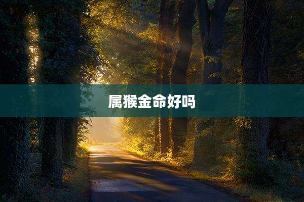 属猴金命好吗