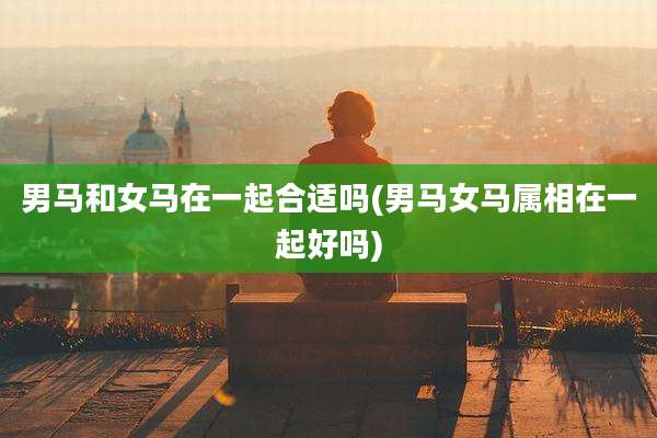 男马和女马在一起合适吗(男马女马属相在一起好吗)