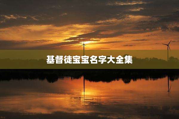 基督徒宝宝名字大全集