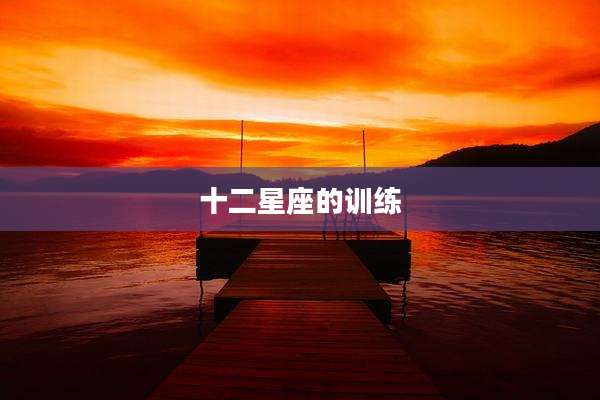 十二星座的训练
