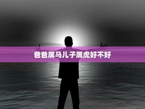 爸爸属马儿子属虎好不好