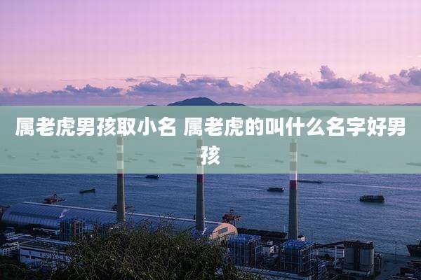属老虎男孩取小名 属老虎的叫什么名字好男孩
