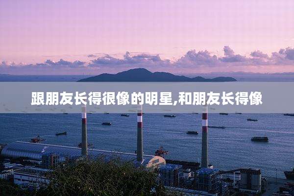 跟朋友长得很像的明星,和朋友长得像