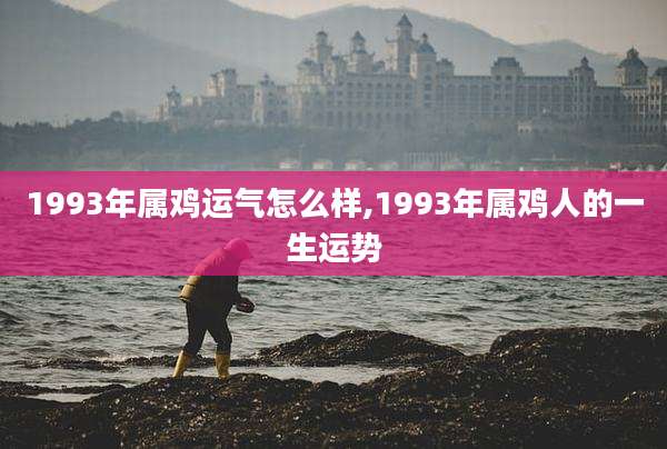 1993年属鸡运气怎么样,1993年属鸡人的一生运势
