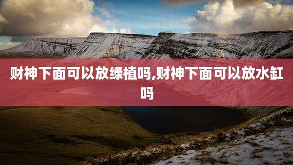 财神下面可以放绿植吗,财神下面可以放水缸吗
