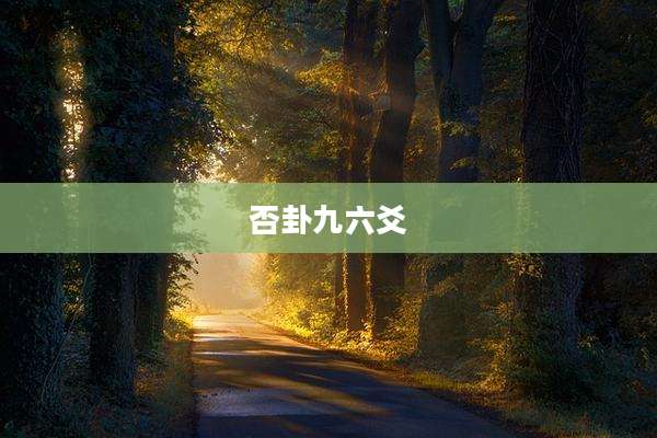 否卦九六爻