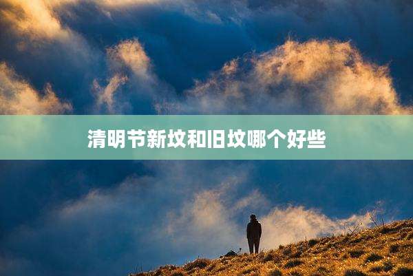 清明节新坟和旧坟哪个好些