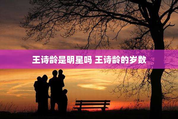 王诗龄是明星吗 王诗龄的岁数