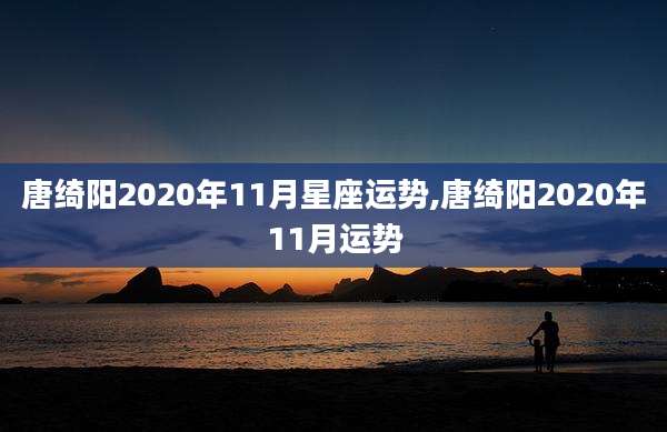 唐绮阳2020年11月星座运势,唐绮阳2020年11月运势