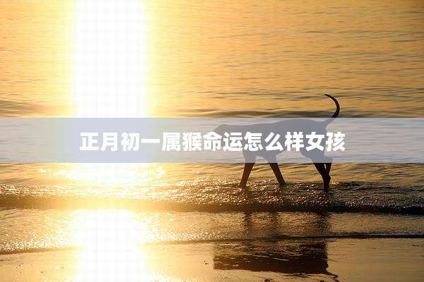 正月初一属猴命运怎么样女孩