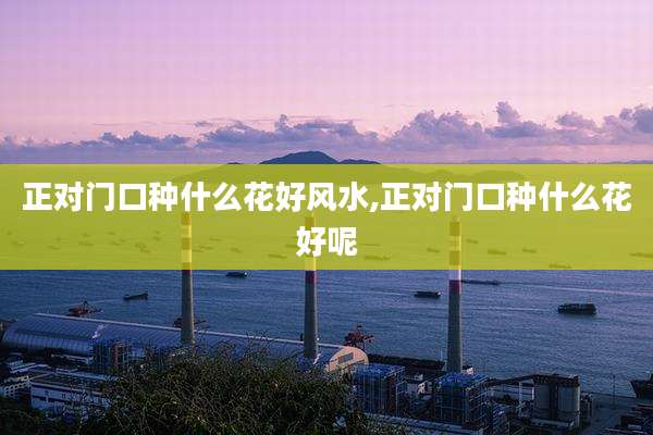 正对门口种什么花好风水,正对门口种什么花好呢