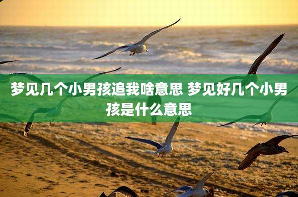 梦见几个小男孩追我啥意思 梦见好几个小男孩是什么意思