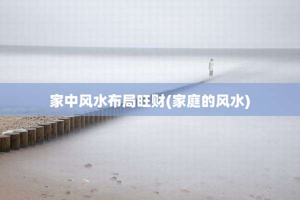 家中风水布局旺财(家庭的风水)