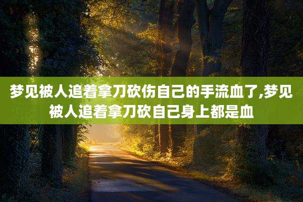 梦见被人追着拿刀砍伤自己的手流血了,梦见被人追着拿刀砍自己身上都是血