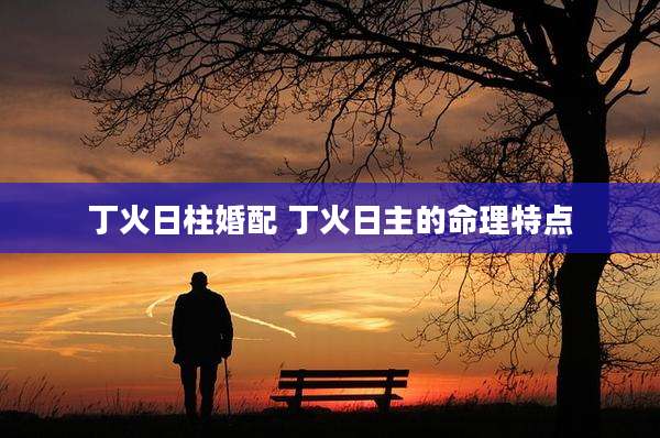 丁火日柱婚配 丁火日主的命理特点