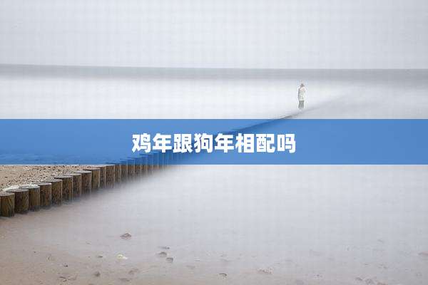 鸡年跟狗年相配吗