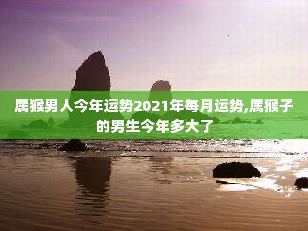 属猴男人今年运势2021年每月运势,属猴子的男生今年多大了