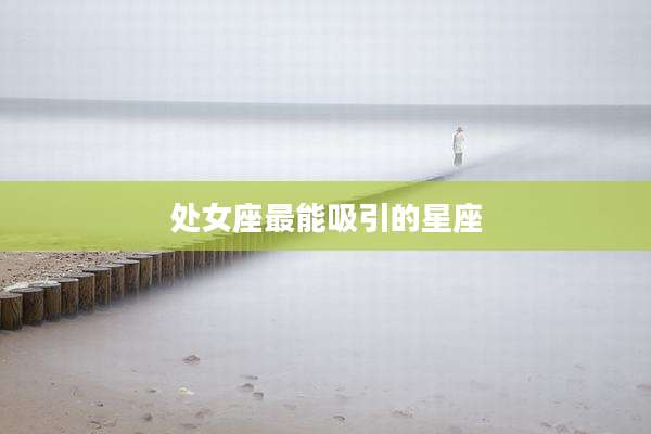 处女座最能吸引的星座