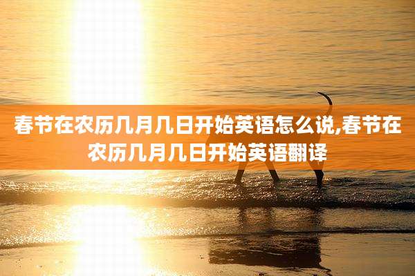 春节在农历几月几日开始英语怎么说,春节在农历几月几日开始英语翻译