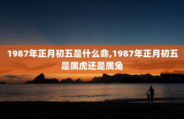 1987年正月初五是什么命,1987年正月初五是属虎还是属兔