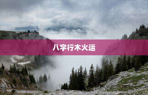 八字行木火运