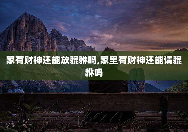 家有财神还能放貔貅吗,家里有财神还能请貔貅吗