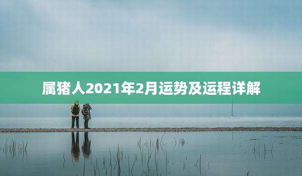 属猪人2021年2月运势及运程详解