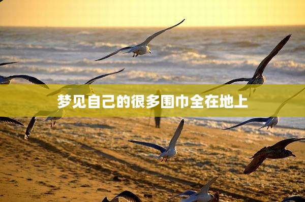 梦见自己的很多围巾全在地上