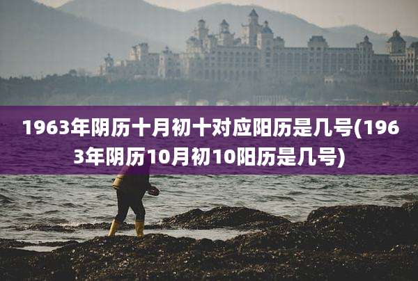 1963年阴历十月初十对应阳历是几号(1963年阴历10月初10阳历是几号)