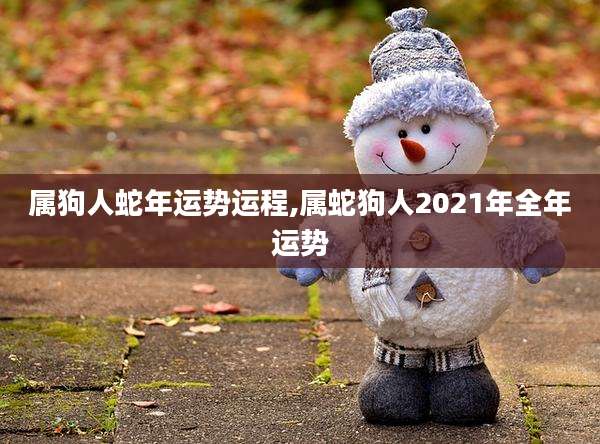 属狗人蛇年运势运程,属蛇狗人2021年全年运势