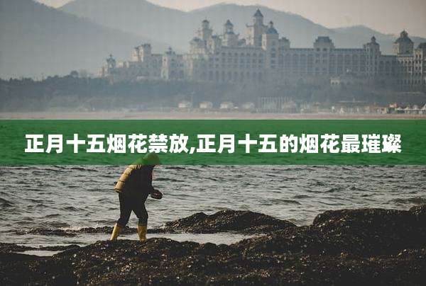 正月十五烟花禁放,正月十五的烟花最璀璨