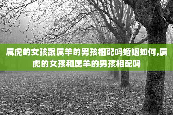 属虎的女孩跟属羊的男孩相配吗婚姻如何,属虎的女孩和属羊的男孩相配吗