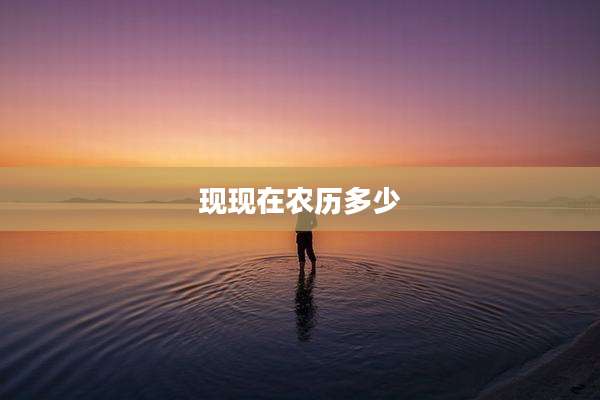 现现在农历多少