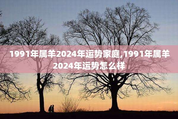 1991年属羊2024年运势家庭,1991年属羊2024年运势怎么样