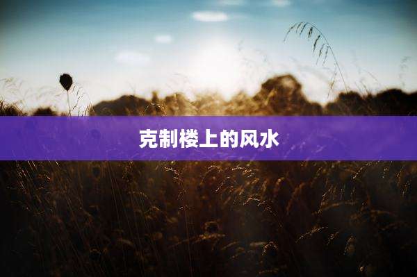 克制楼上的风水