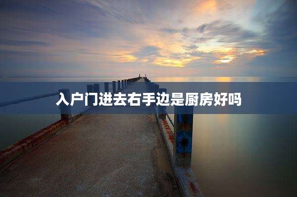 入户门进去右手边是厨房好吗