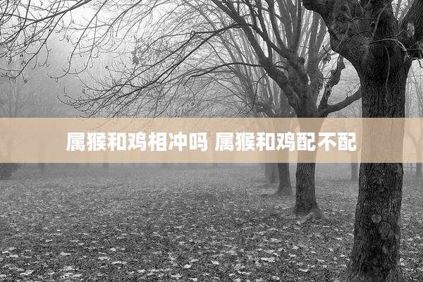 属猴和鸡相冲吗 属猴和鸡配不配