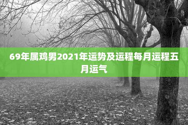 69年属鸡男2021年运势及运程每月运程五月运气
