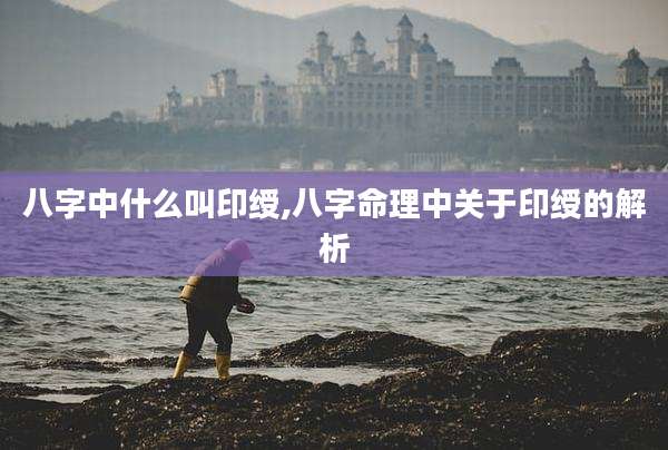 八字中什么叫印绶,八字命理中关于印绶的解析