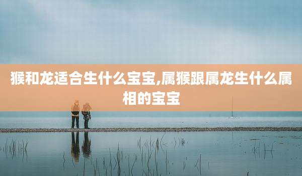 猴和龙适合生什么宝宝,属猴跟属龙生什么属相的宝宝