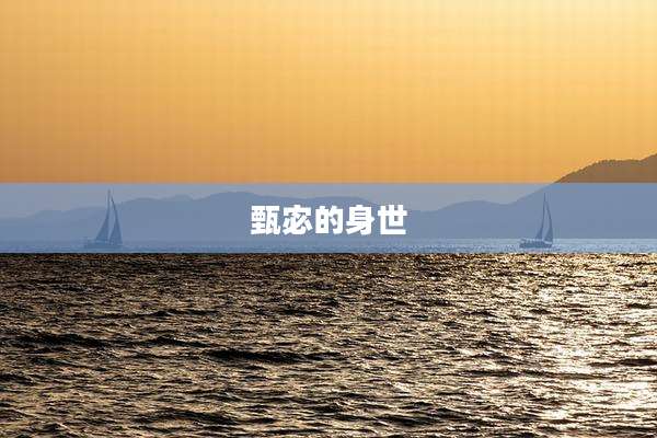 甄宓的身世