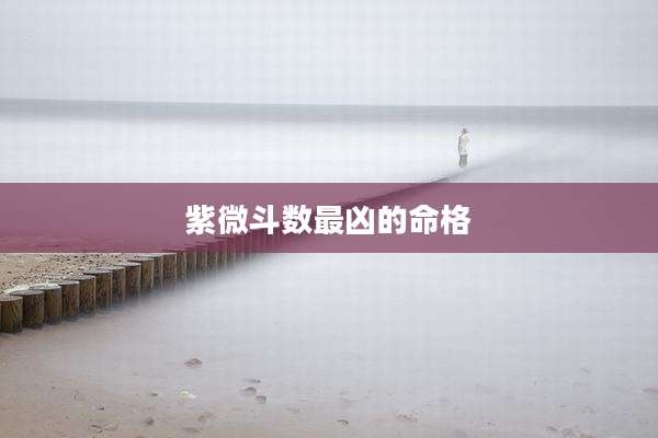 紫微斗数最凶的命格
