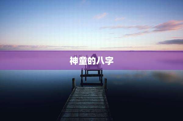 神童的八字