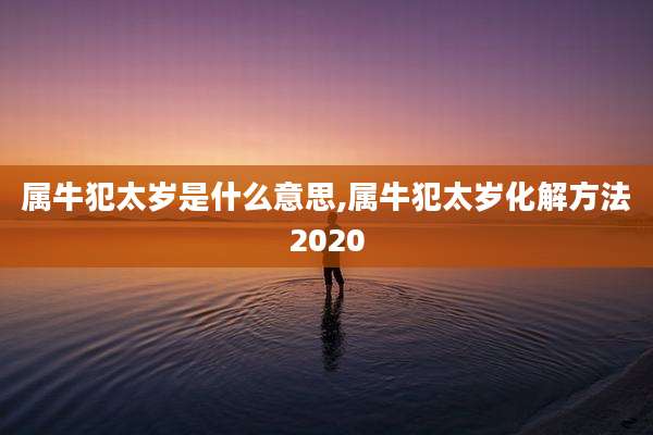 属牛犯太岁是什么意思,属牛犯太岁化解方法2020