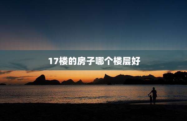 17楼的房子哪个楼层好